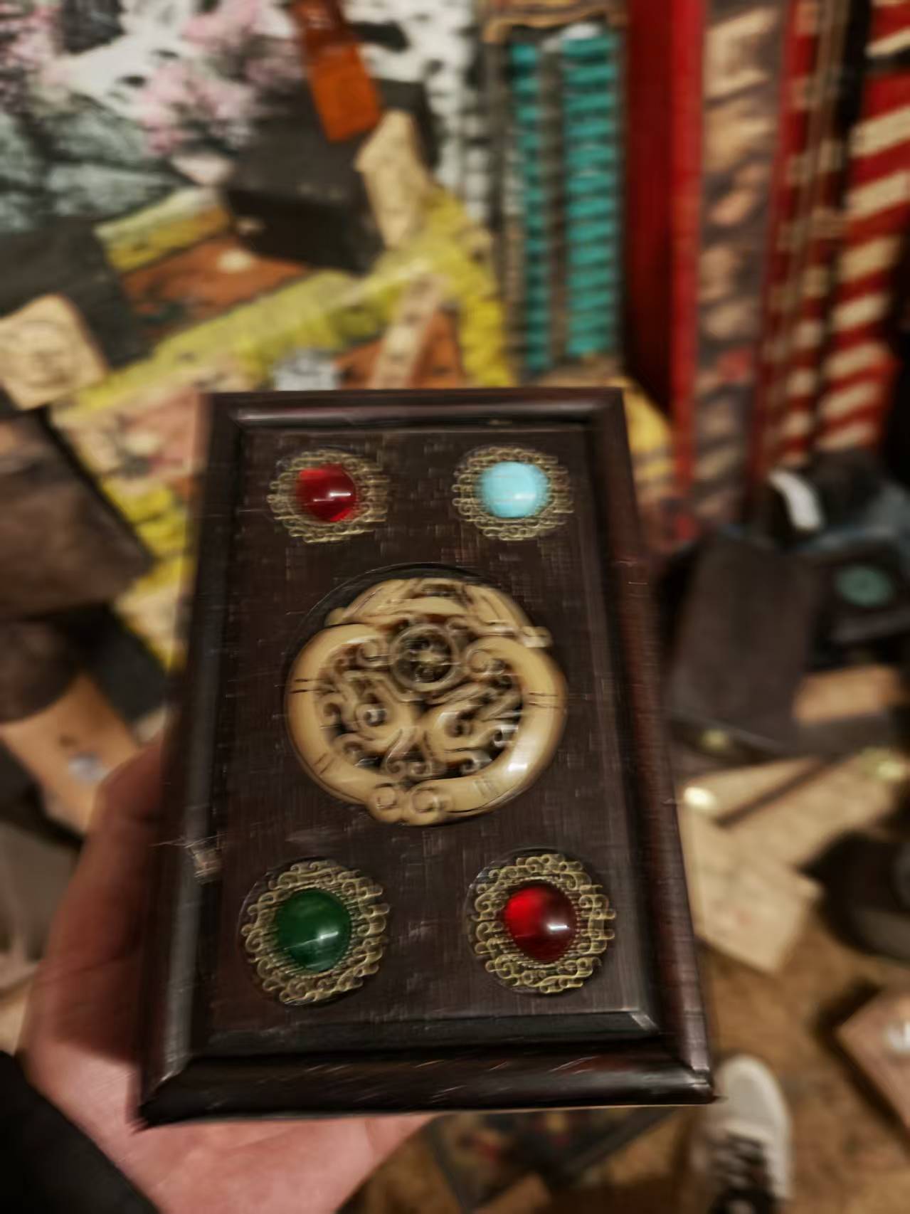 家居饰品   黑盒子   流水摆件仿古工艺品