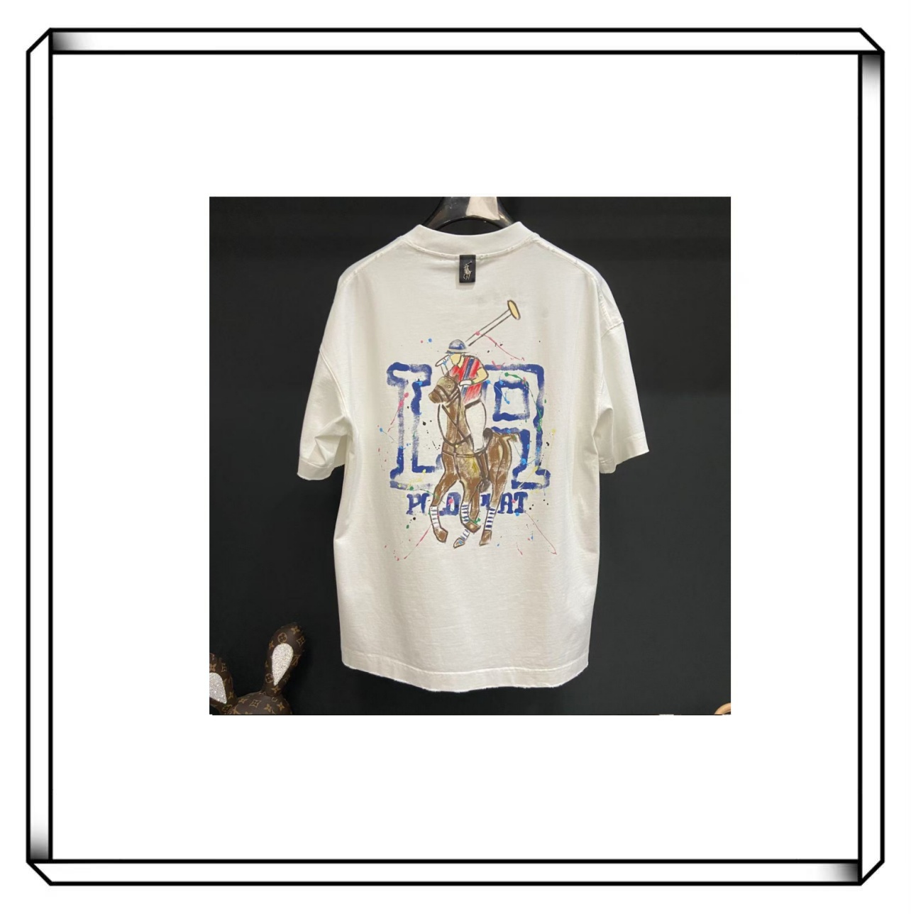 【炒盐水洗短袖】设计师款 水洗系列匹马棉短袖 男女同款 晖-XP008