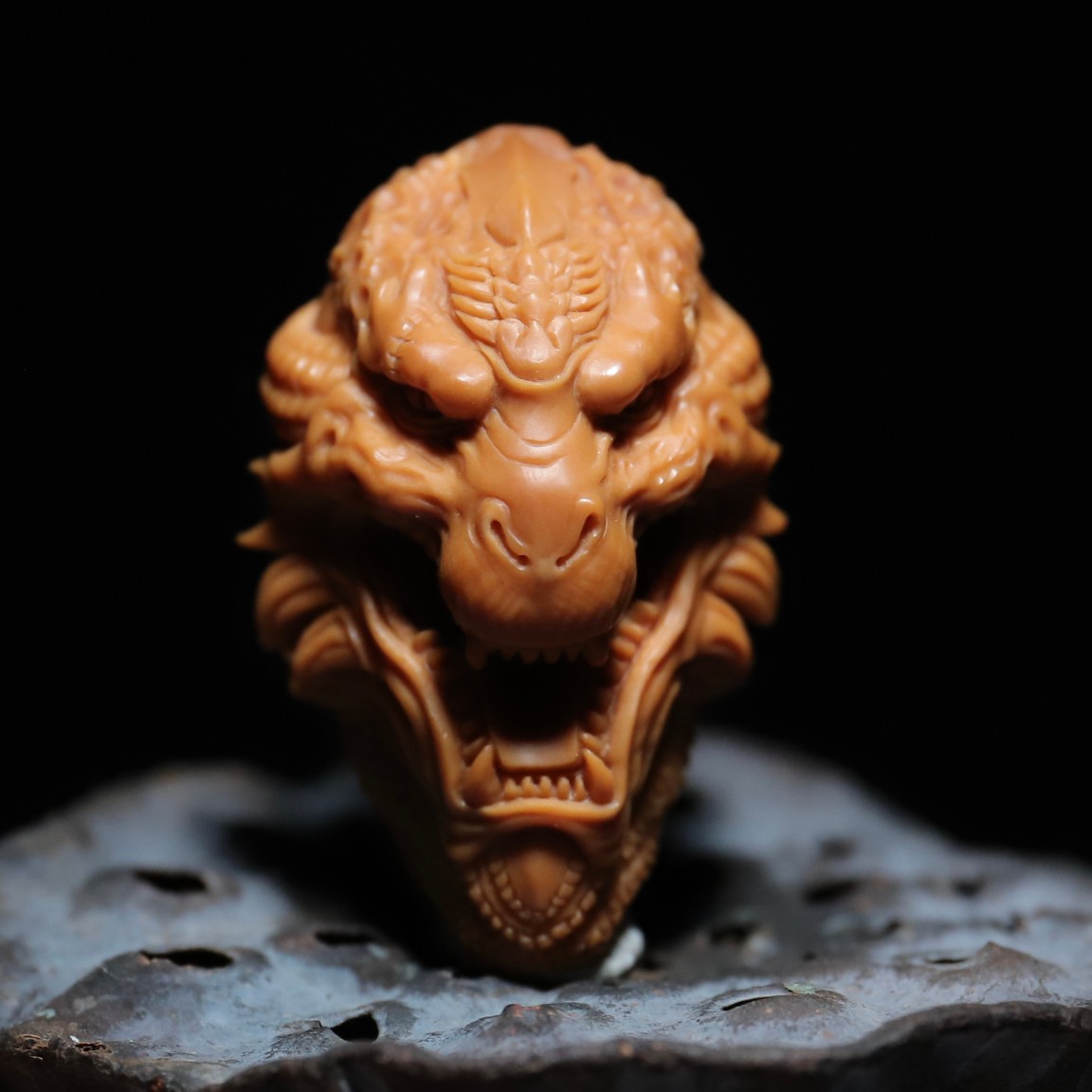 【龙三通】果王料约2.2cm-搭配神器手工核雕