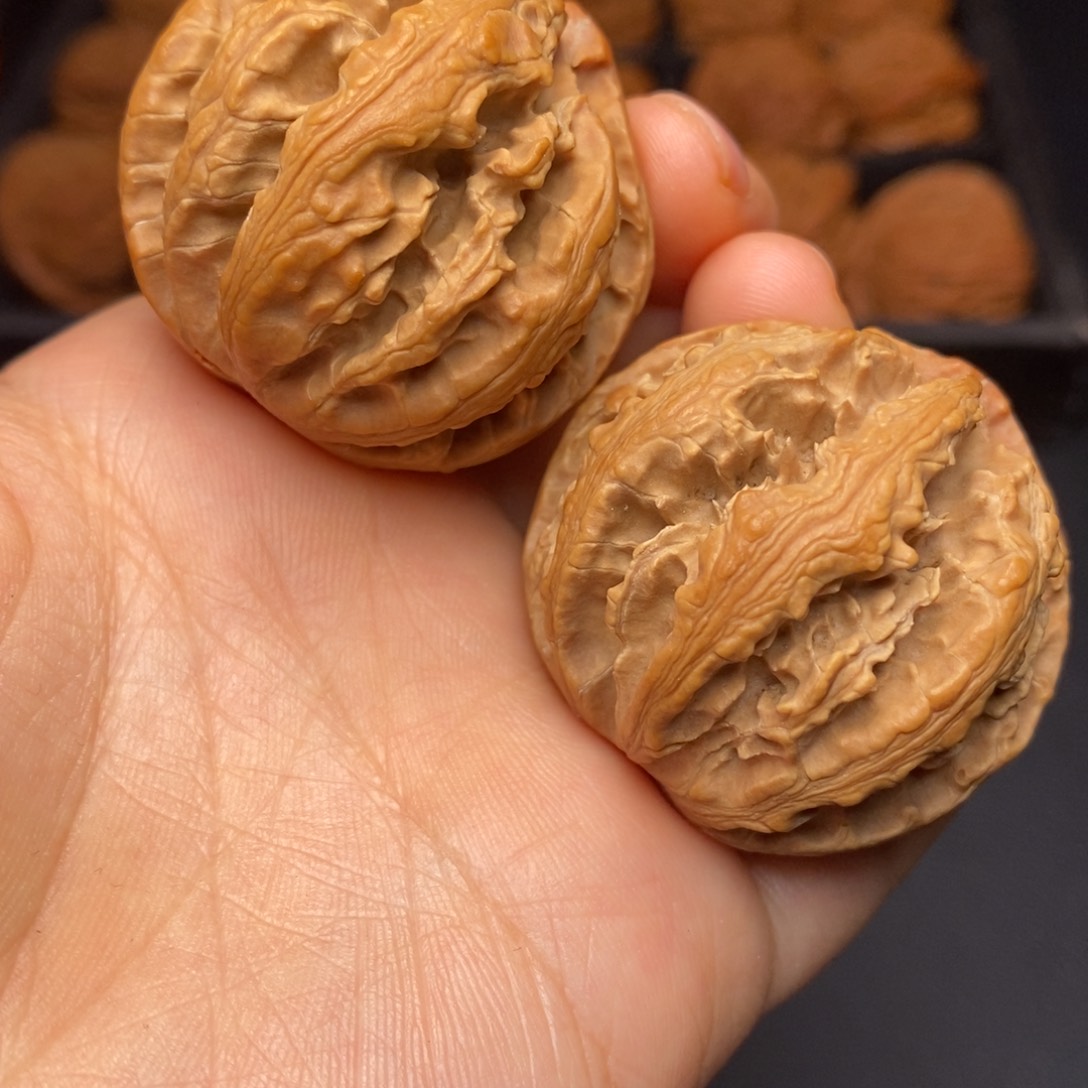 文玩核桃把件秦岭野生核桃