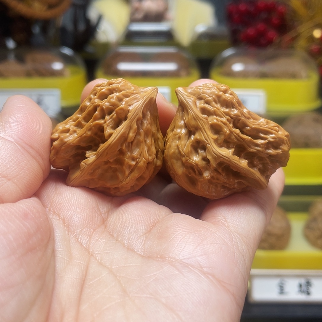 文玩核桃把件鸳鸯49658888