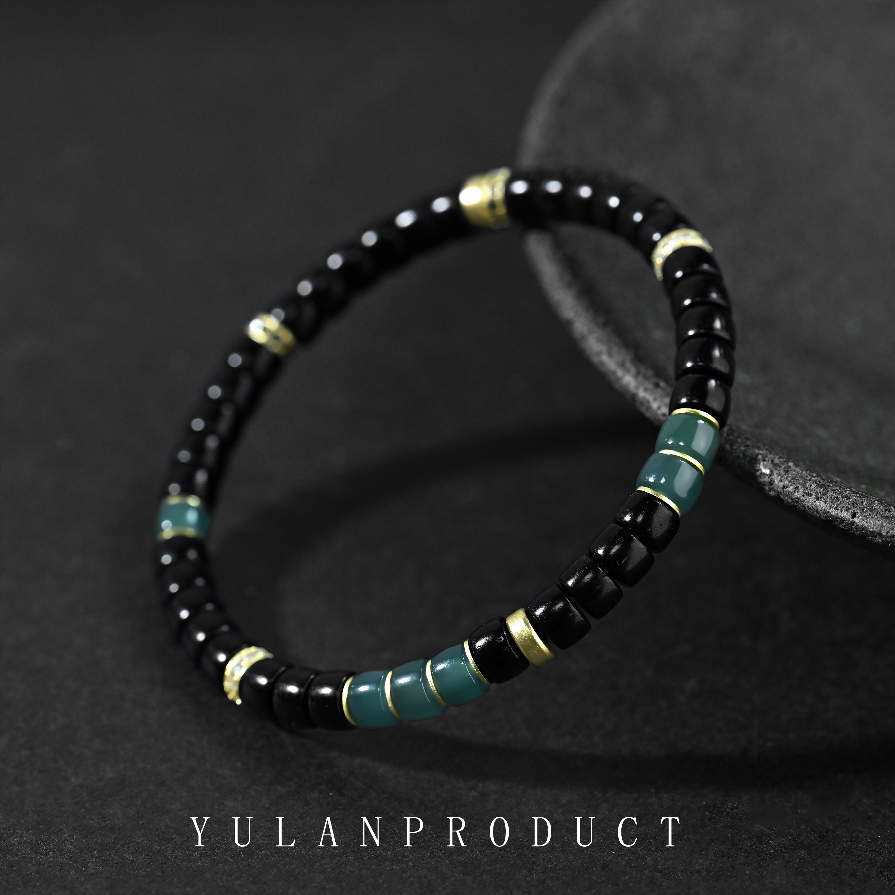 钰澜文玩【文】【蓝冰·秩序】椰蒂药片6mm左右+翡翠搭配款