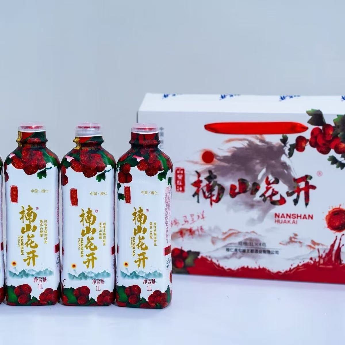 楠山花开 山里红汁 1升