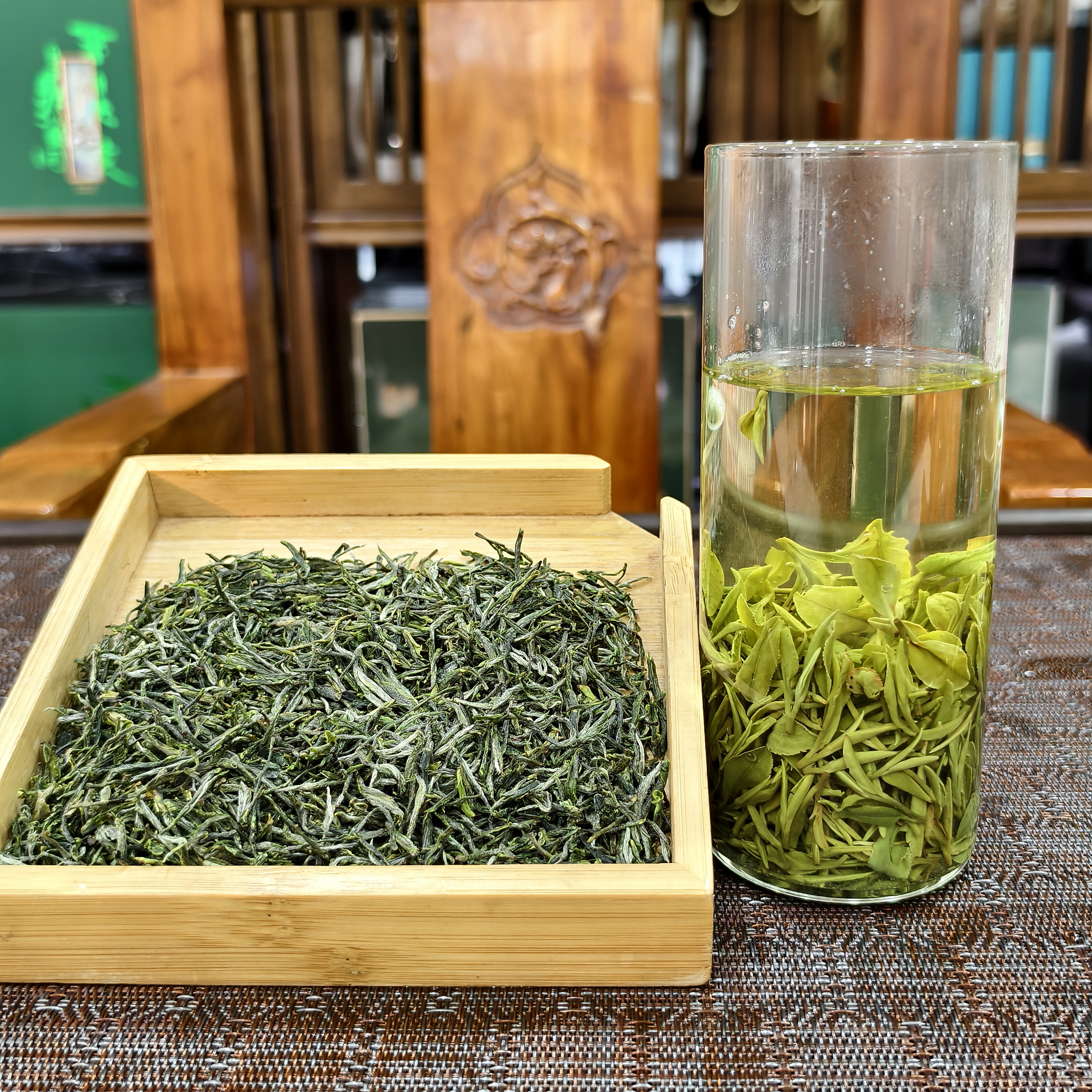 【助农惠友】信阳毛尖连云山纯手工芽叶，老旱茶香高味醇，老茶客爱喝