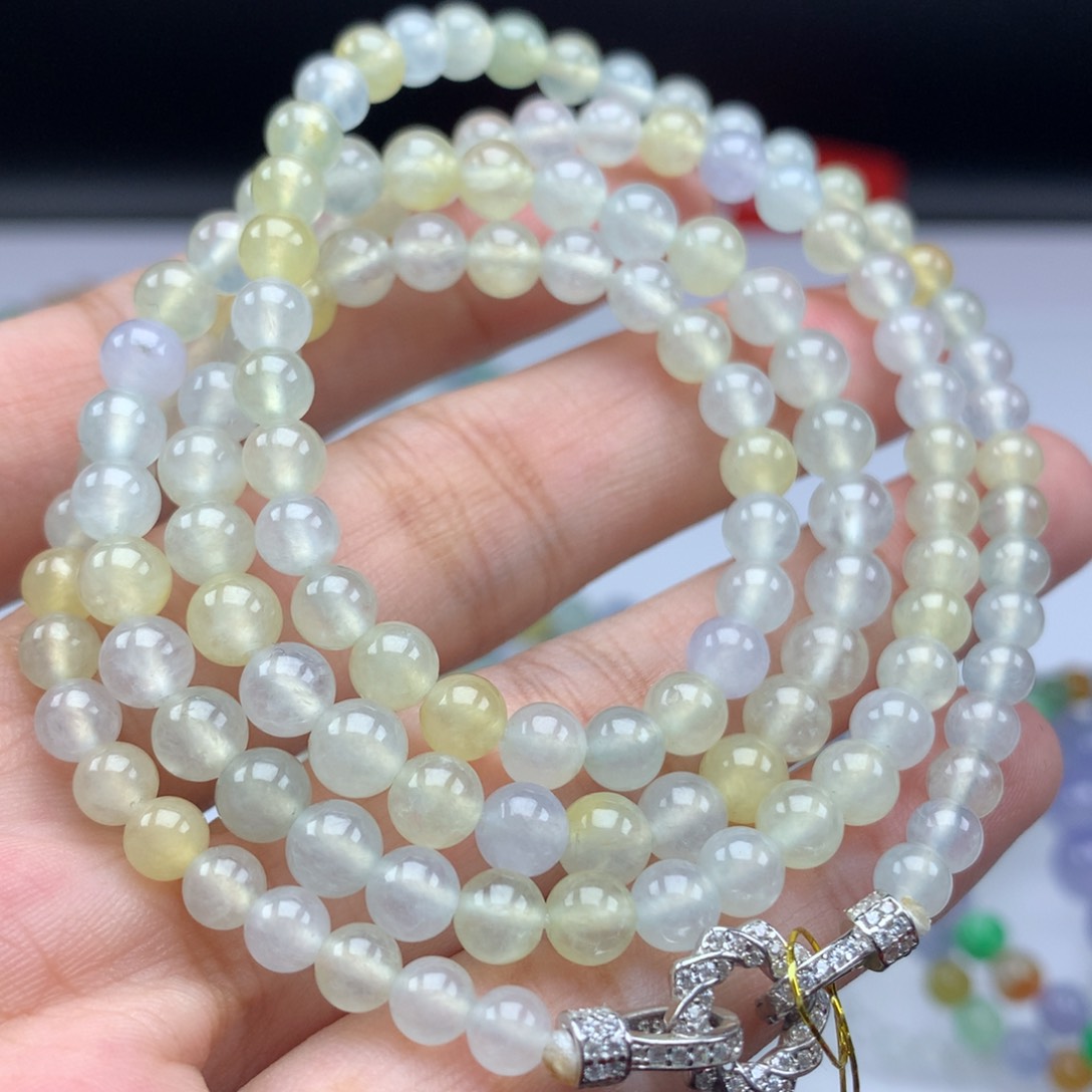 翡翠手链未镶嵌卡