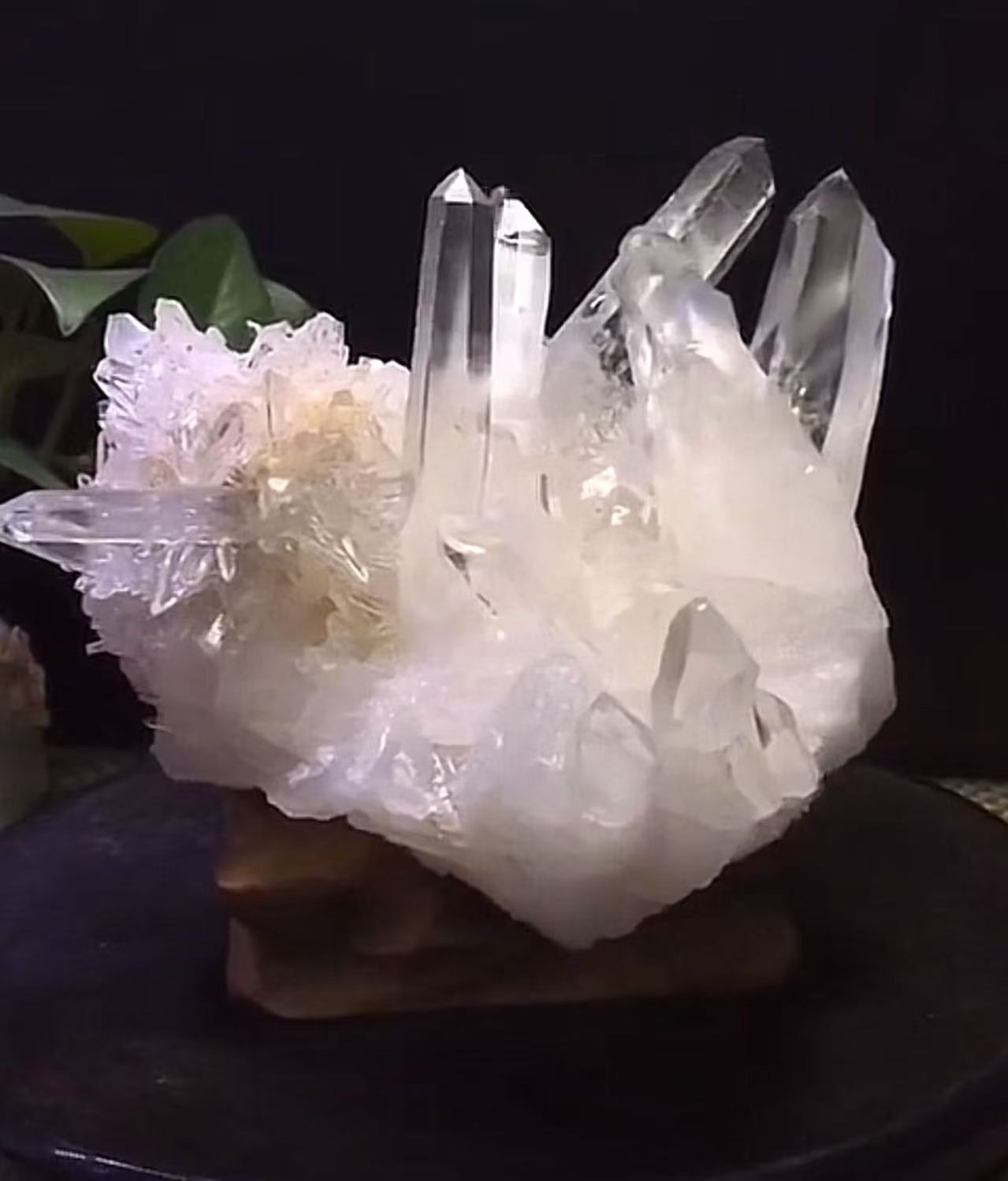 天然水晶簇水晶原石摆件