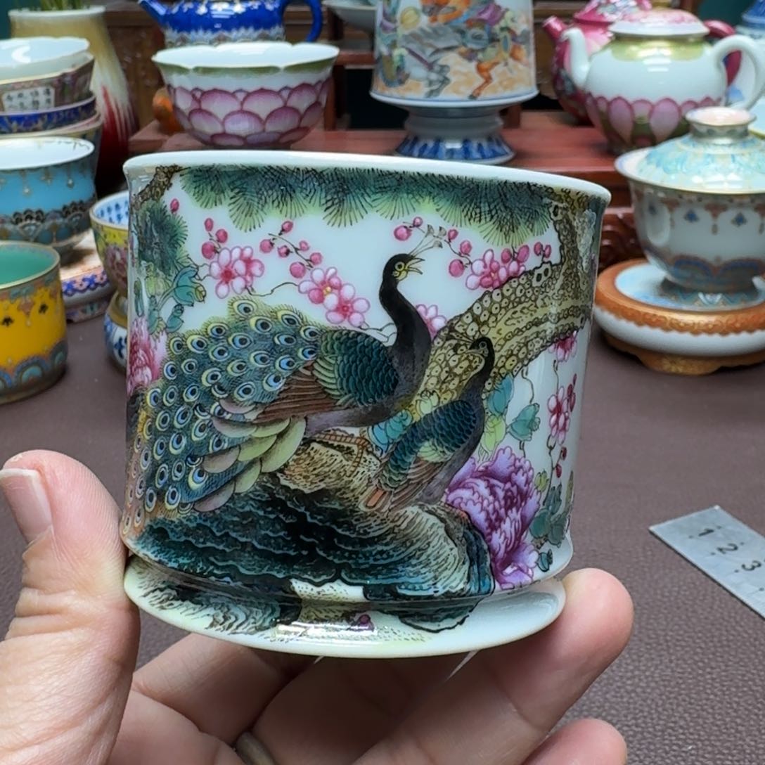 瓷片景德镇仿古手工制作精品展示