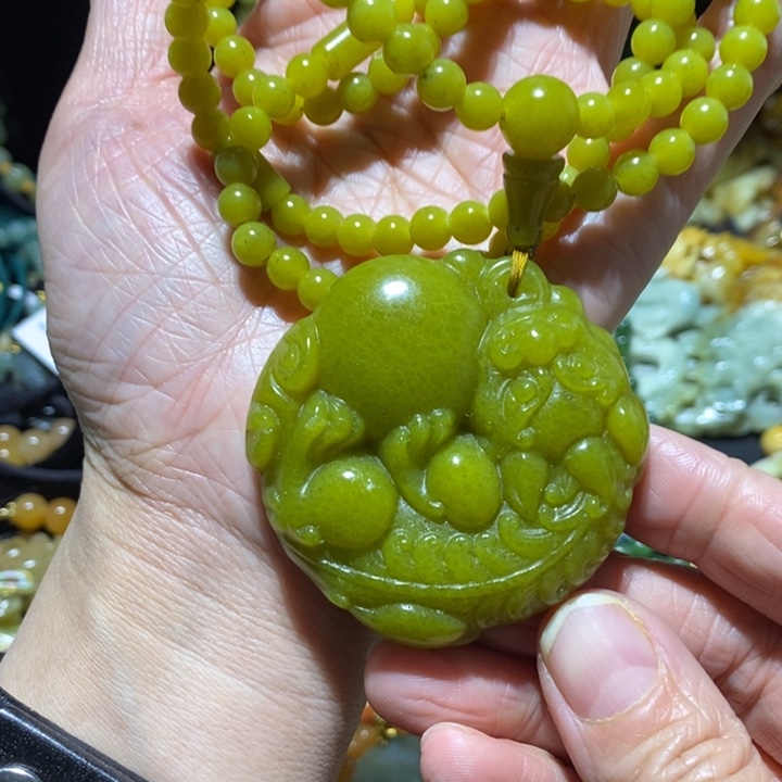 岫玉岫玉吊坠未镶嵌
