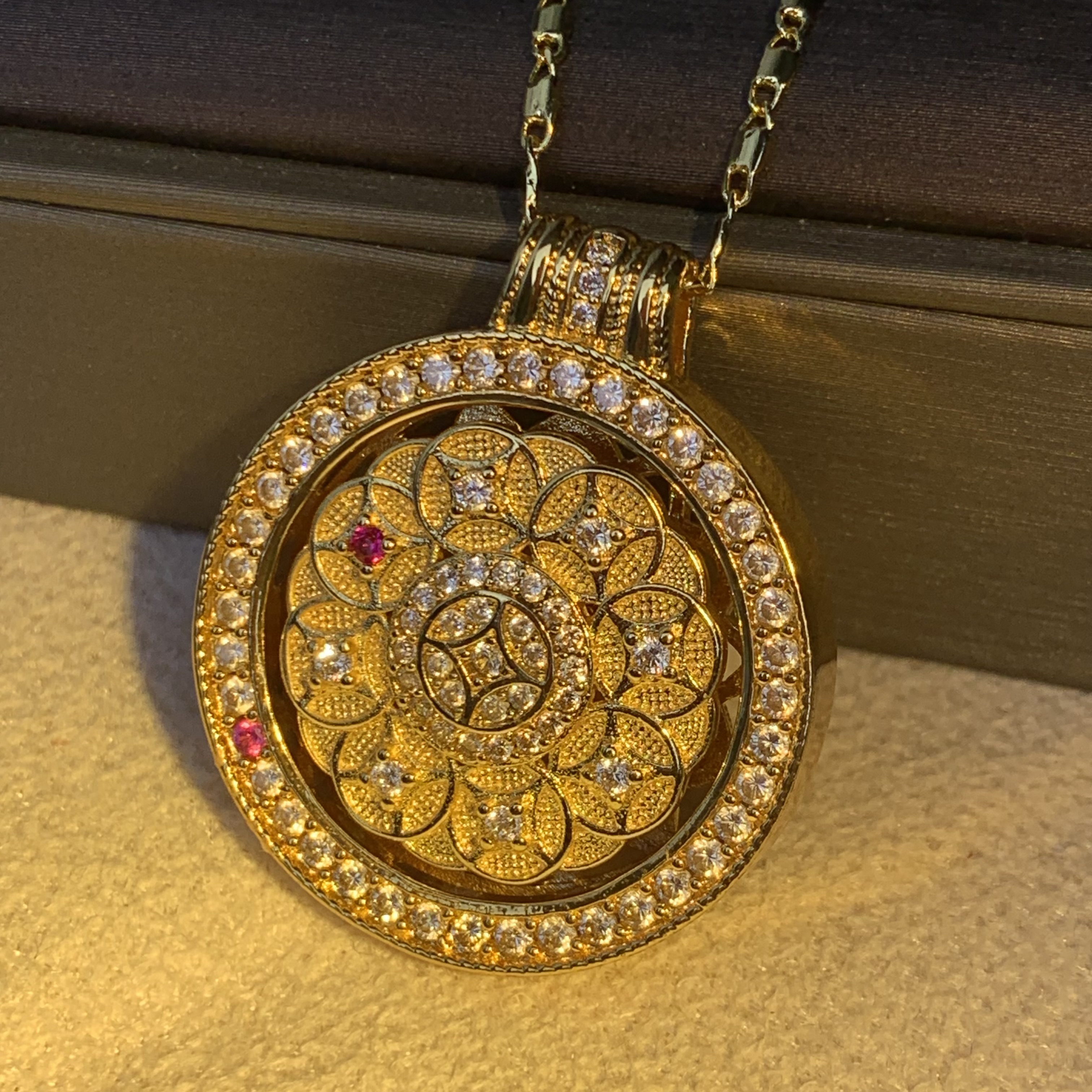 7289【项链】轻奢精品金色女士项链