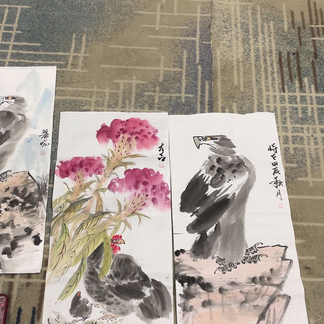 国画四尺四开作品花鸟111111