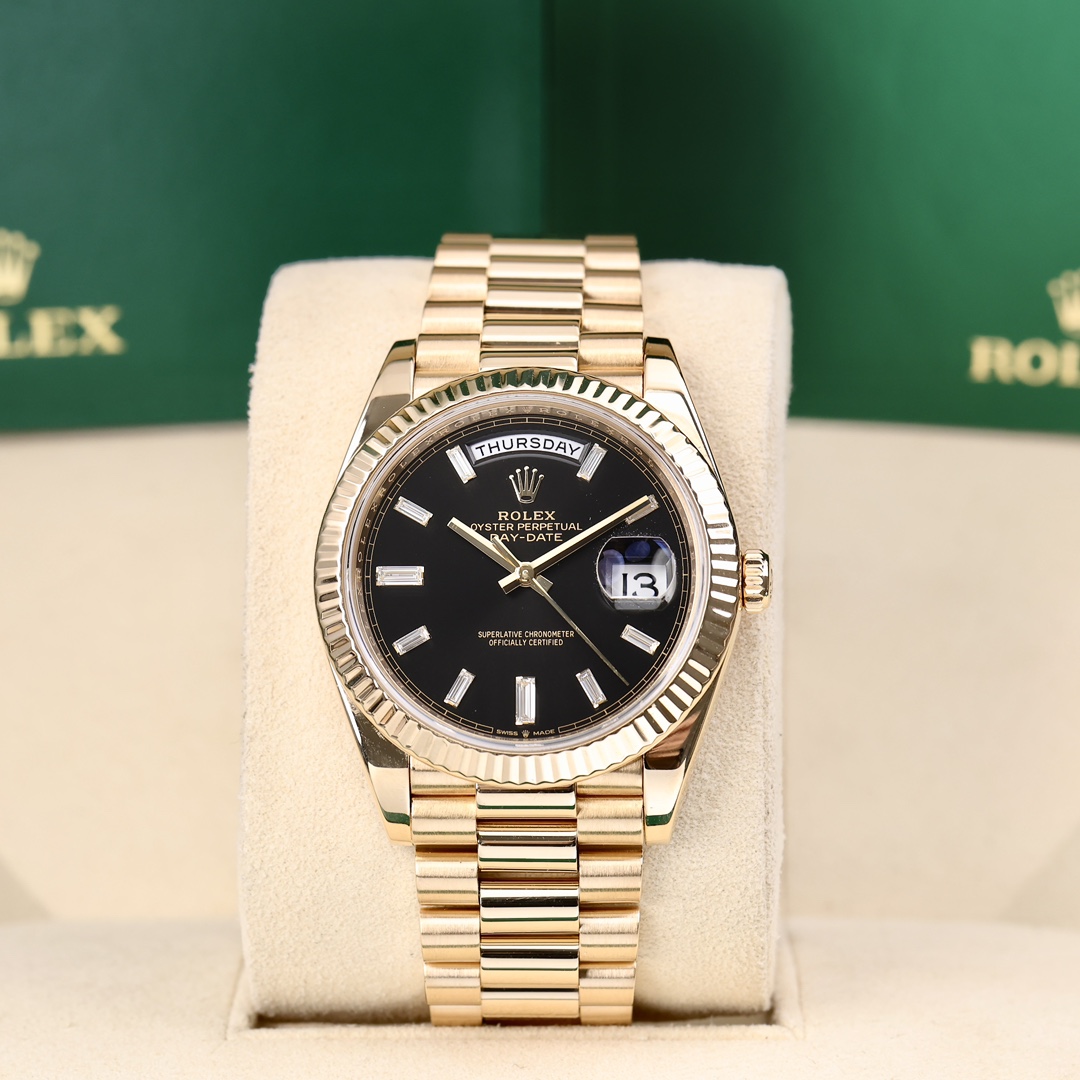 95新 Rolex/劳力士 228238 18K黄金材质 40mm 2022年11月保卡