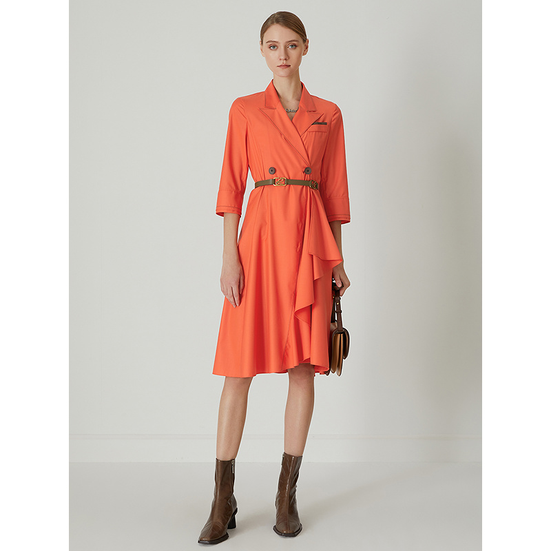 【九月】莱芙艾迪儿中长袖连衣裙1W2L92121