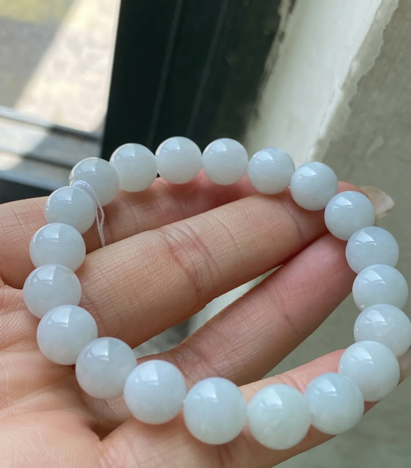 翡翠手串冰种大珠男/女士百搭手串