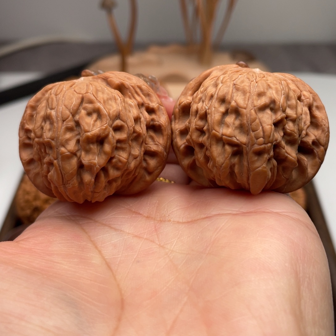 桃核把件磨盘全品41