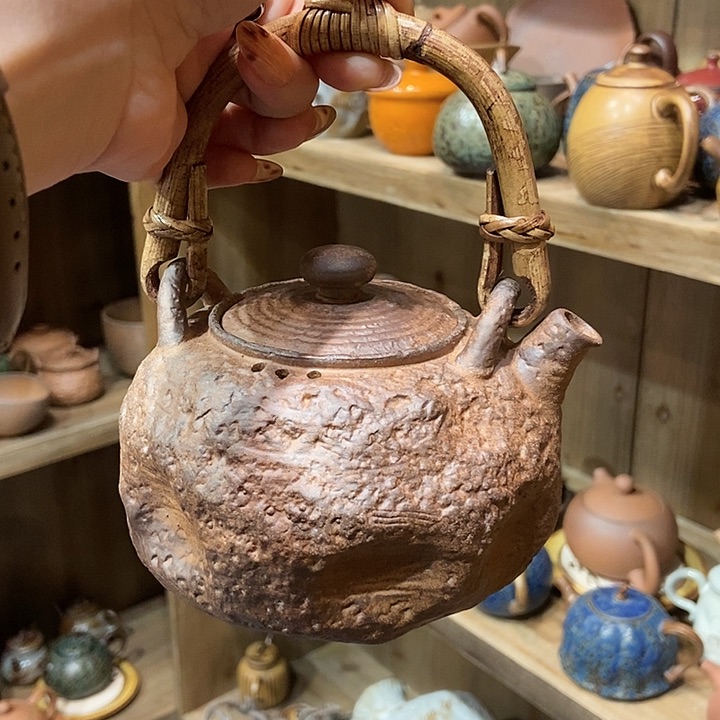 柴烧老岩泥高端茶器