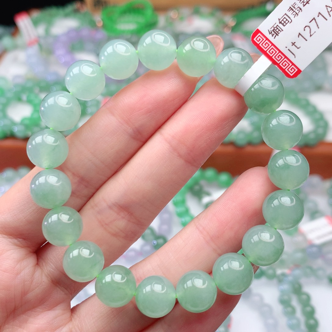 翡翠手链未镶嵌翡翠10mm