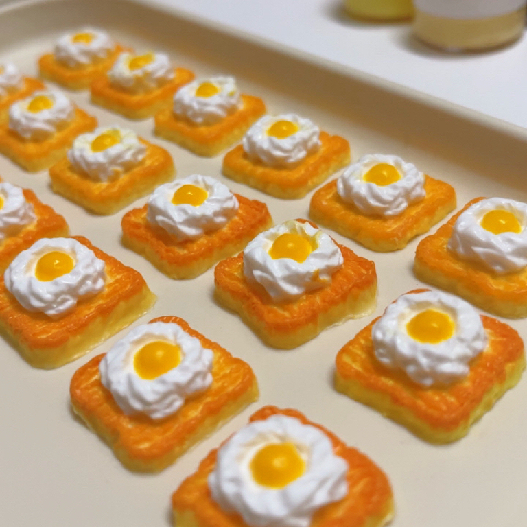 奶油手感软乎乎Diy食品级硅胶食玩迷你捏捏小鼻噶真手工制品