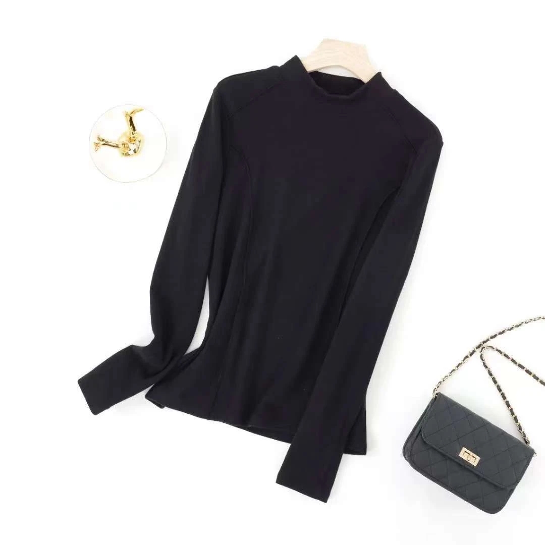 090新款高领单件上衣