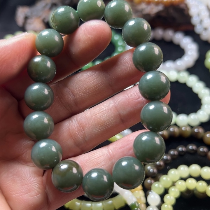 和田玉（糖玉）未镶嵌手链