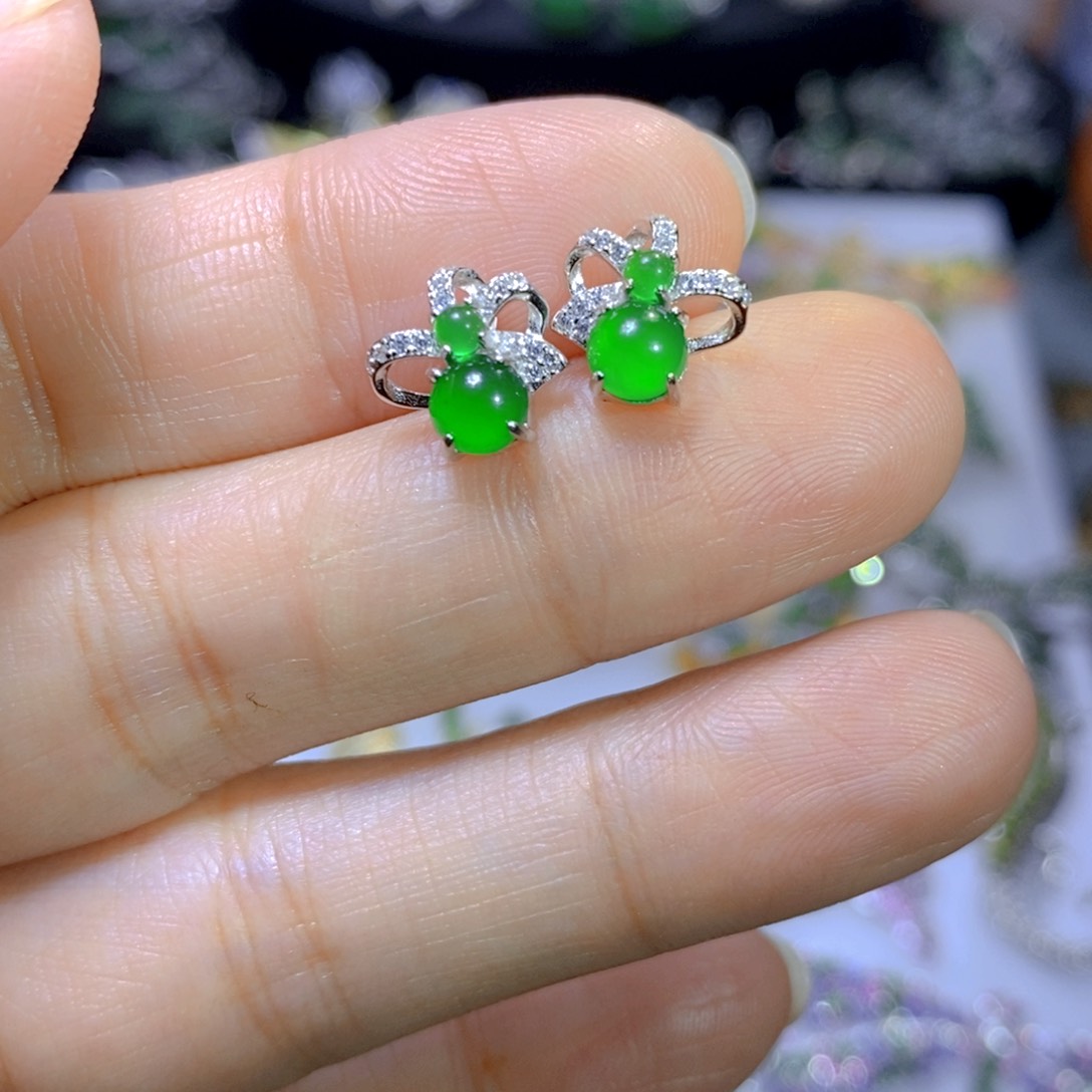 翡翠颈饰银S925镶嵌?****逸天然翡翠