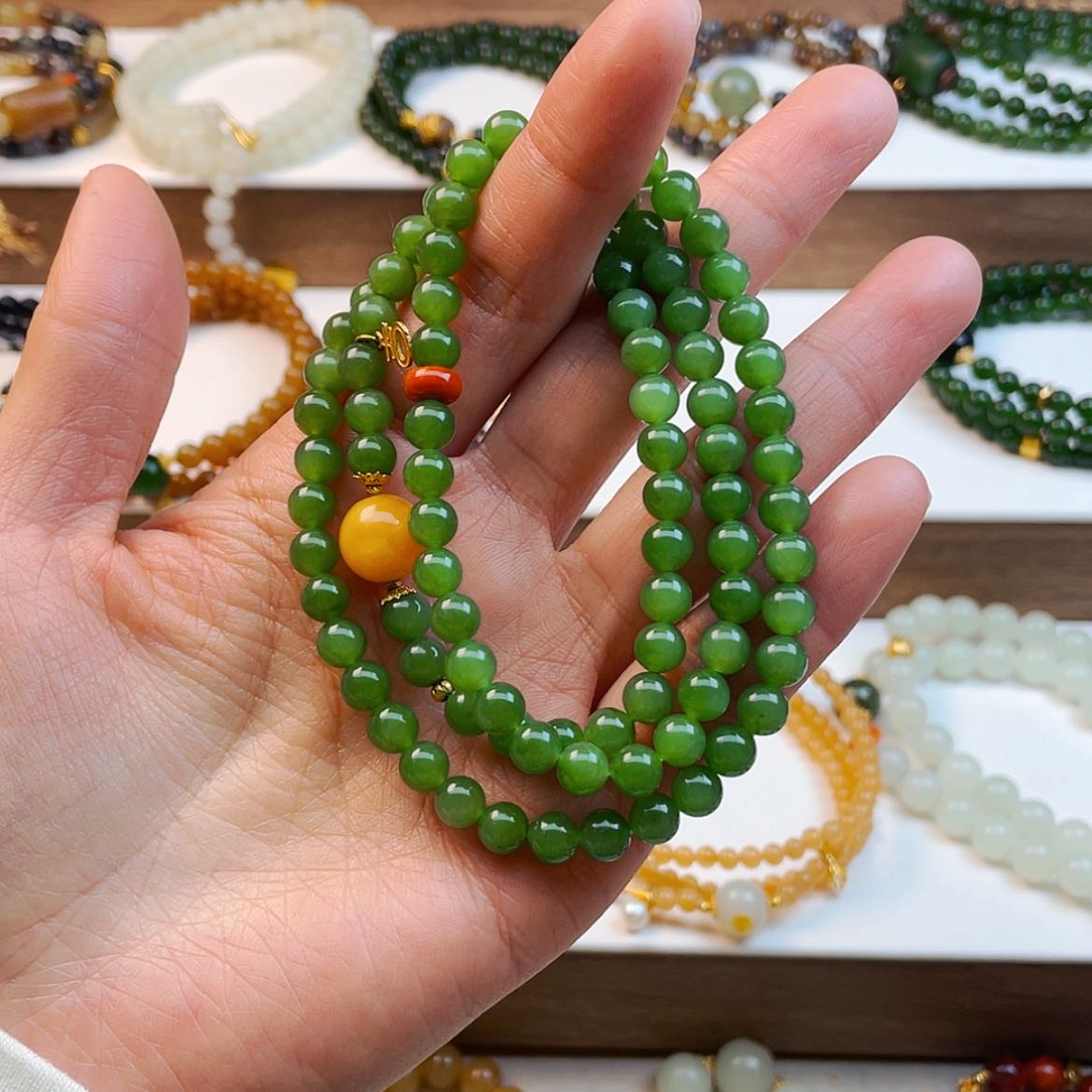 【闪购商品】和田玉手串未镶嵌