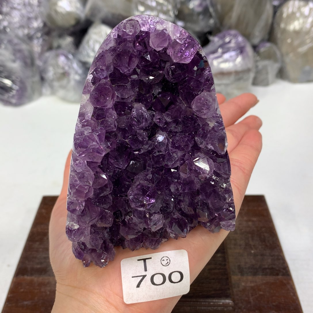 紫晶摆件未镶嵌水晶