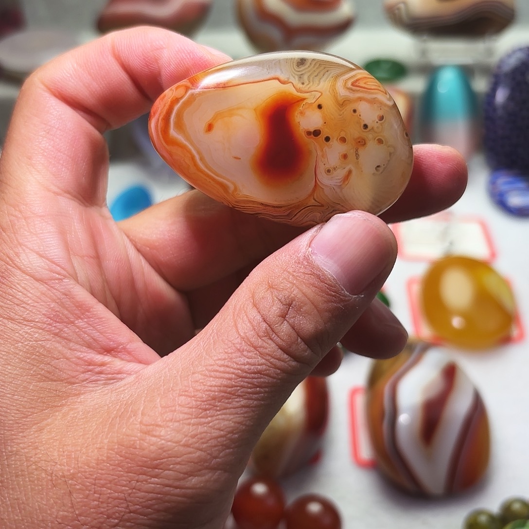 玛瑙/玉髓未镶嵌颈饰