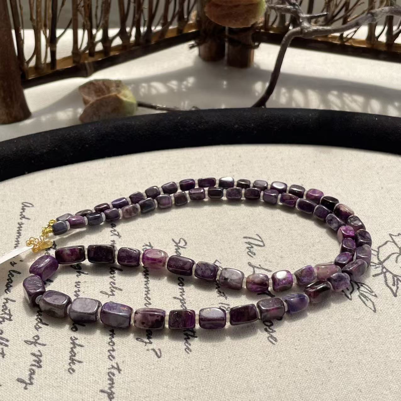 南非舒俱来帝王紫项链/银s925/AZB9111（意象)