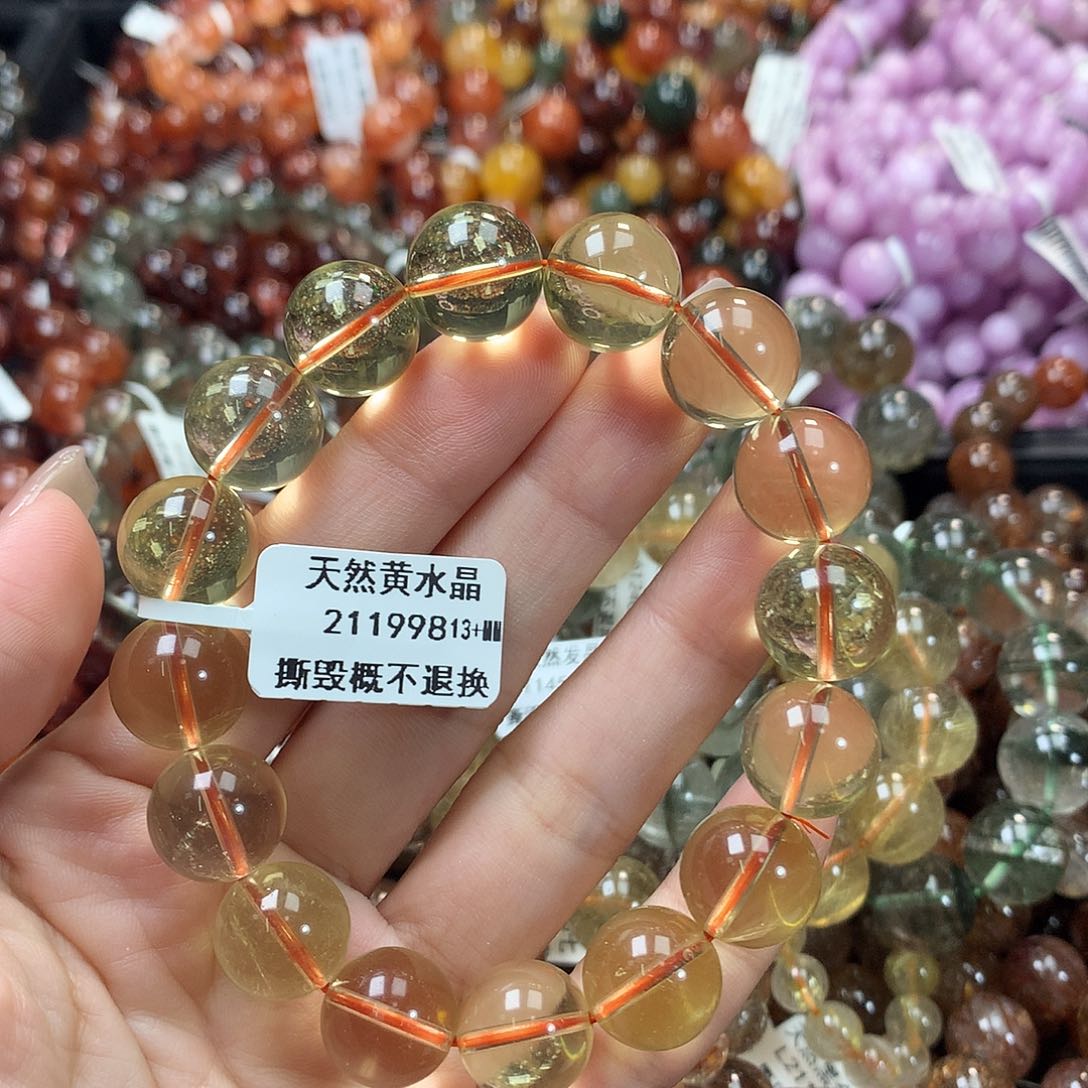 水晶手链未镶嵌，