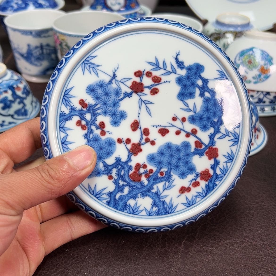 【闪购商品】景德镇陶瓷艺术盖置