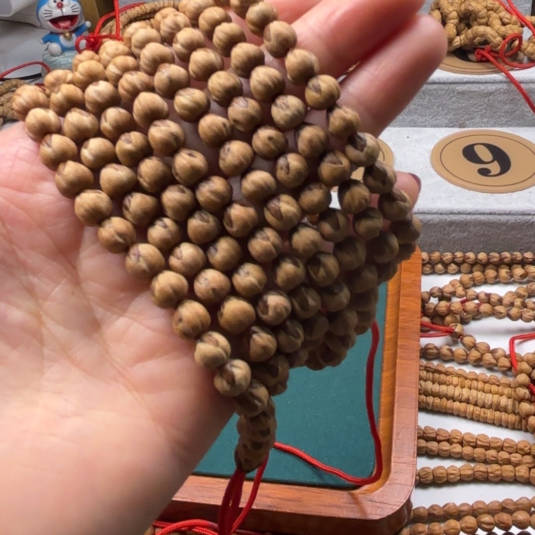 牛***）柏香籽/百香籽手串原桩红牙
