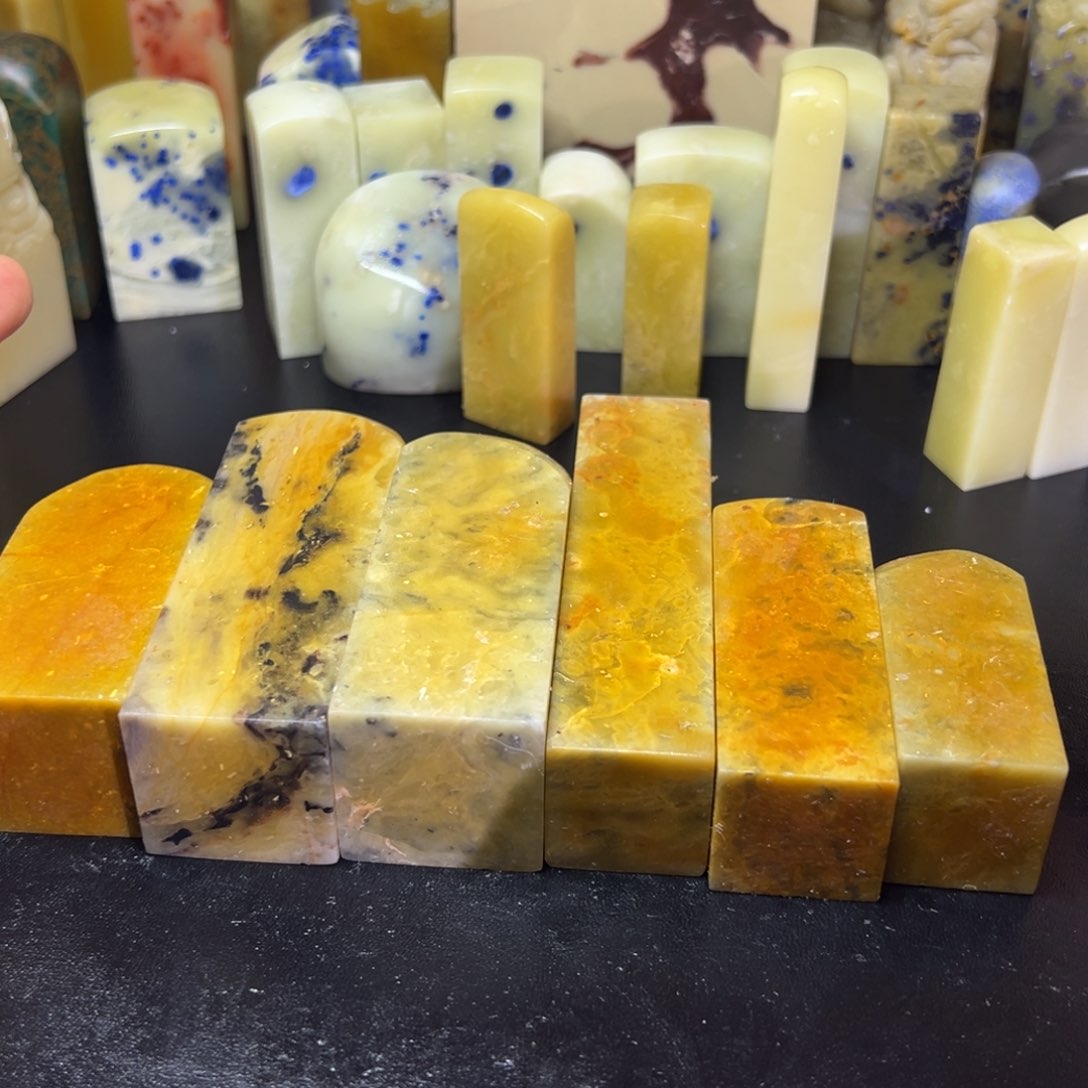 青田石青田封门菜花印章