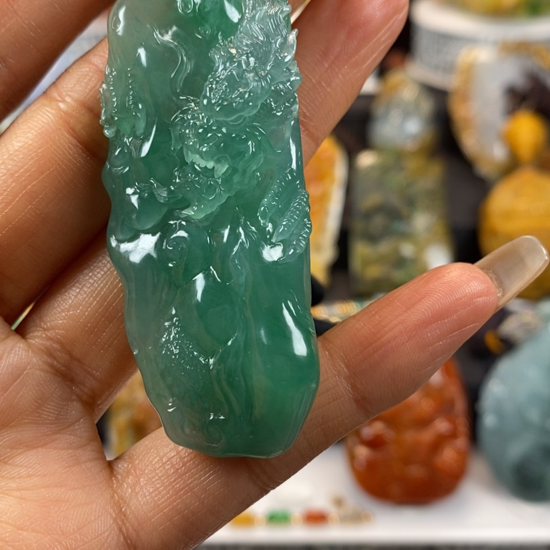 定制翡翠未镶嵌海**空