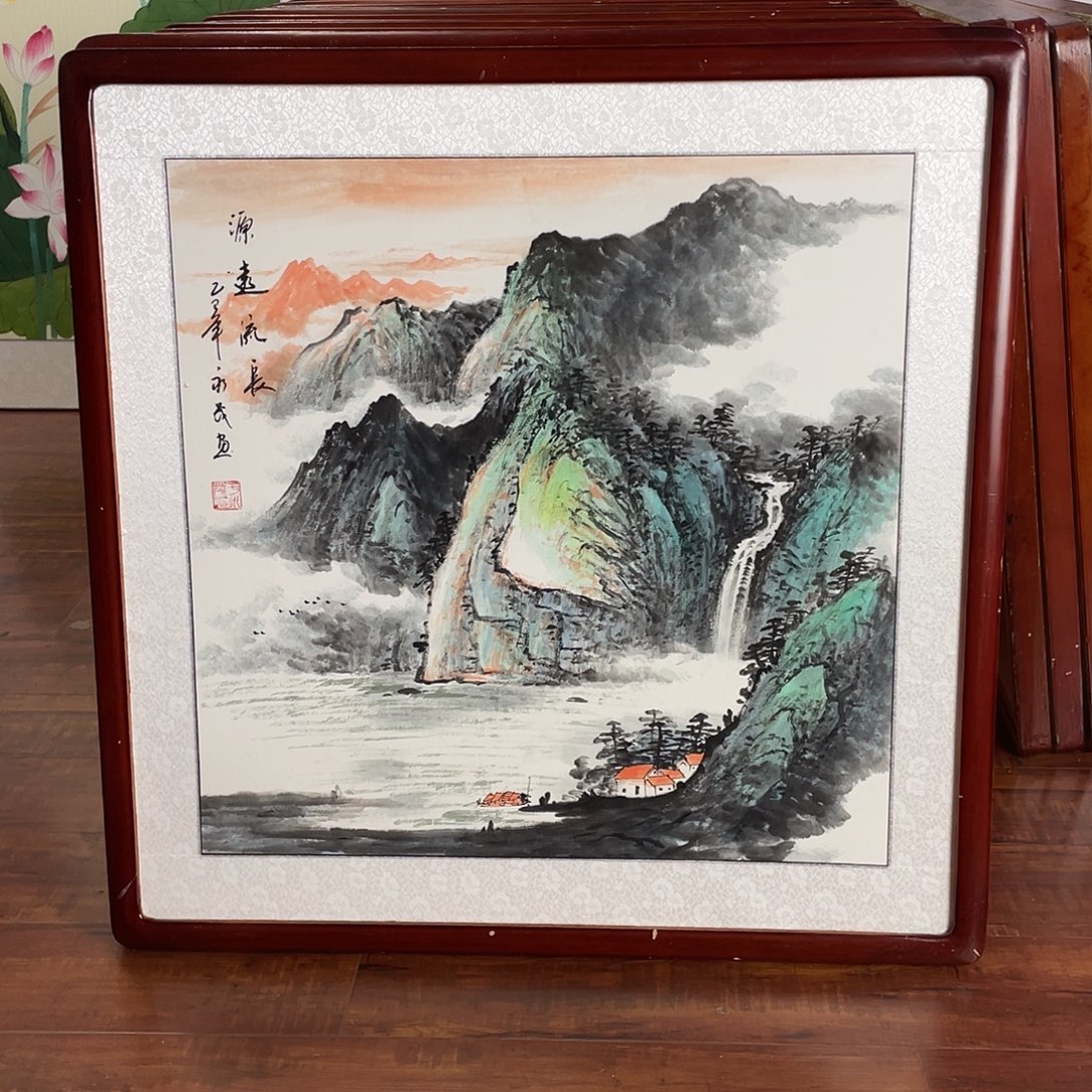 国画带框尺寸63*63厘米