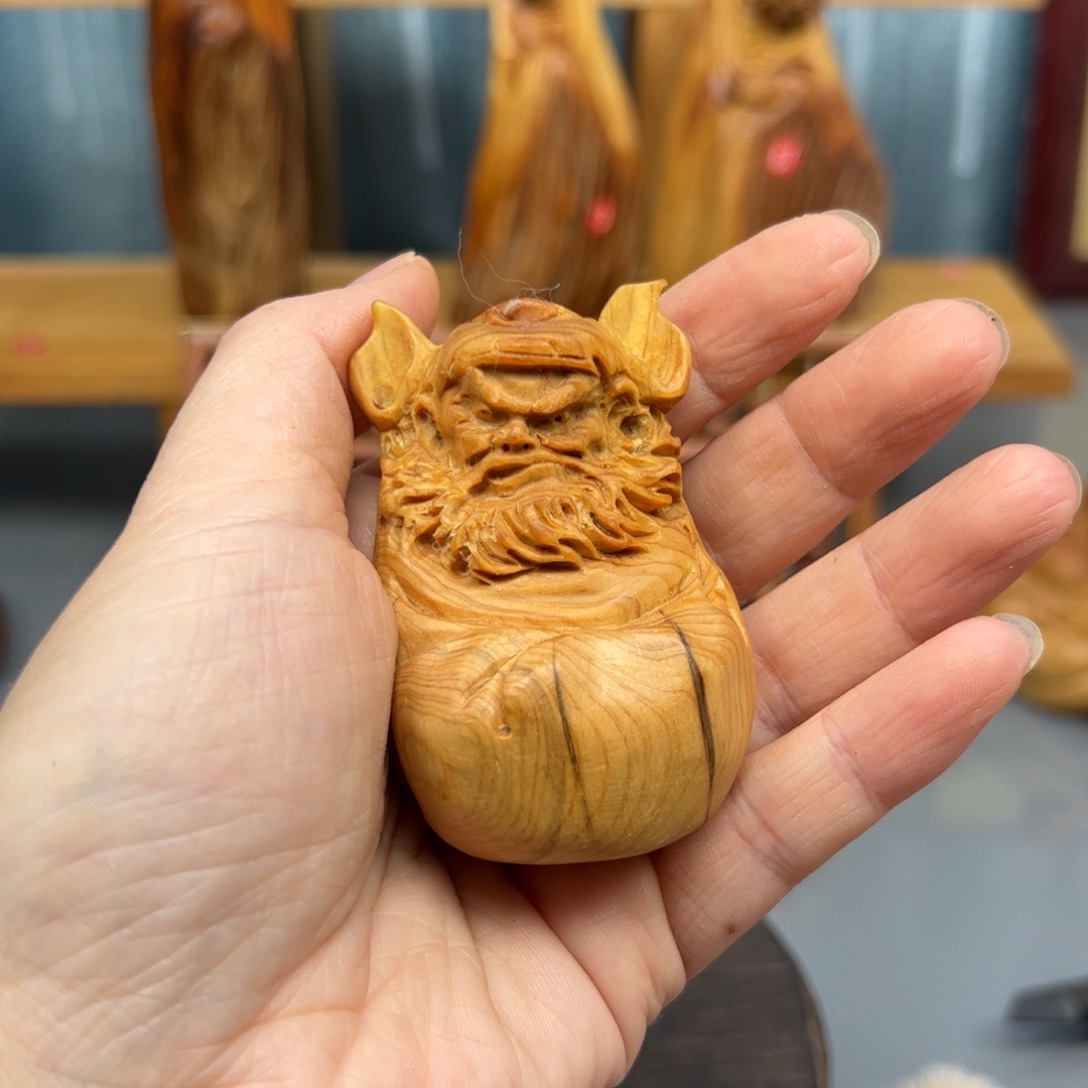 柏木崖柏木摆件手把件24