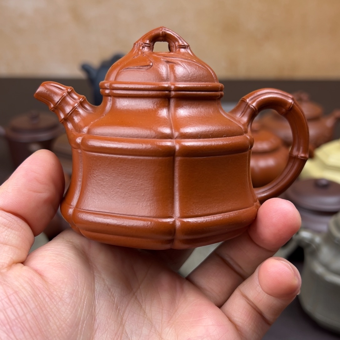 紫砂茶壶薛**用筋纹紫砂壶