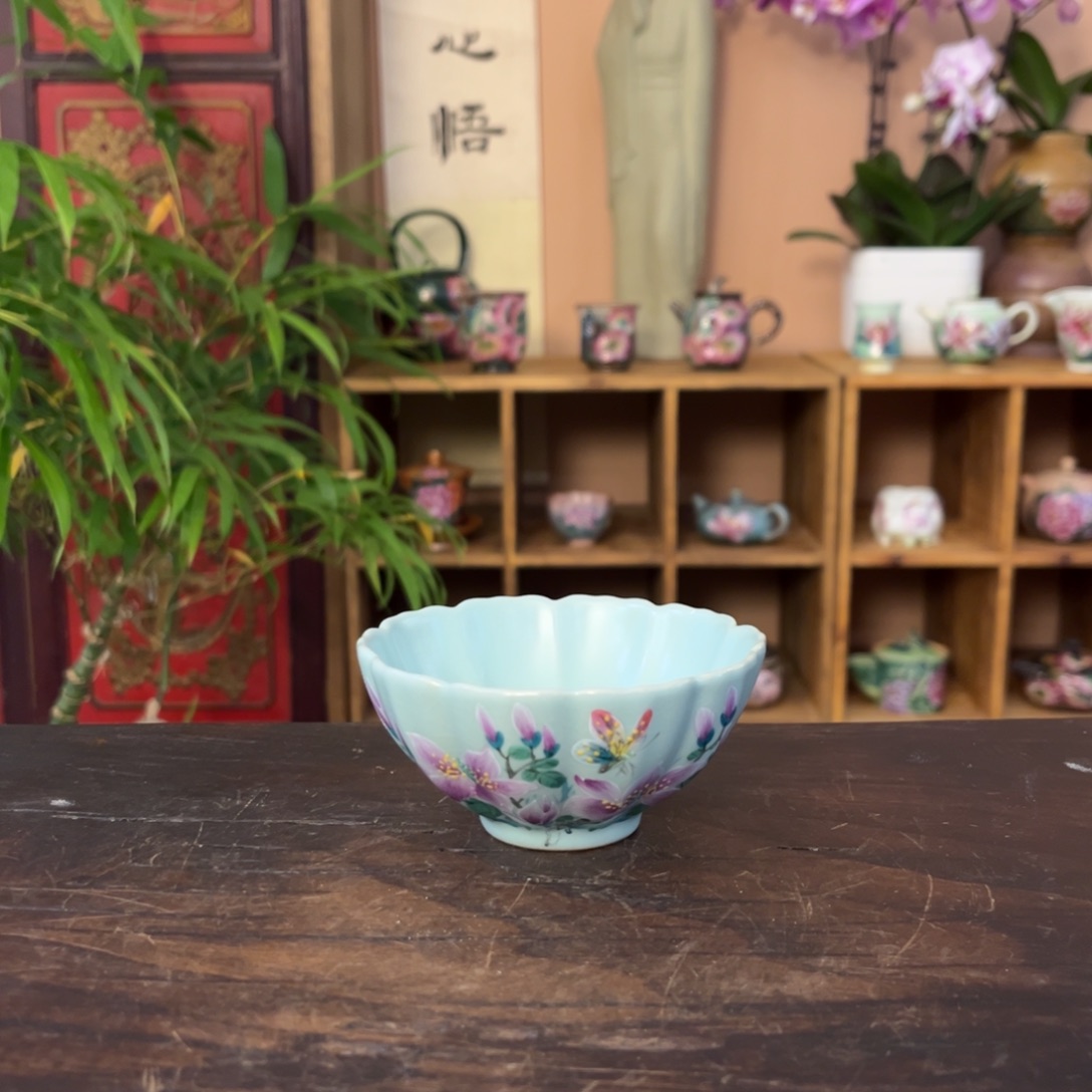 柴烧纯手工手绘陶瓷
