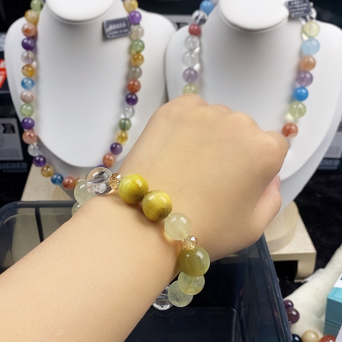 手链水晶银S925镶嵌