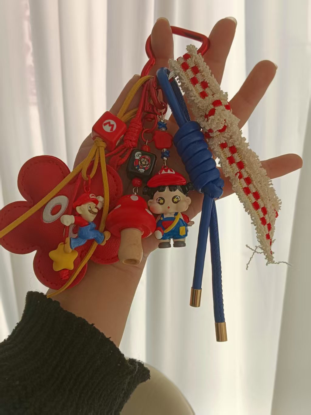 原创miu系包挂（树脂手工彩绘娃）