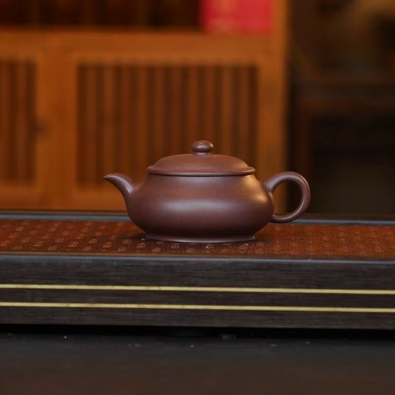 MXW底槽青【明炉260CC】宜兴手工紫砂壶