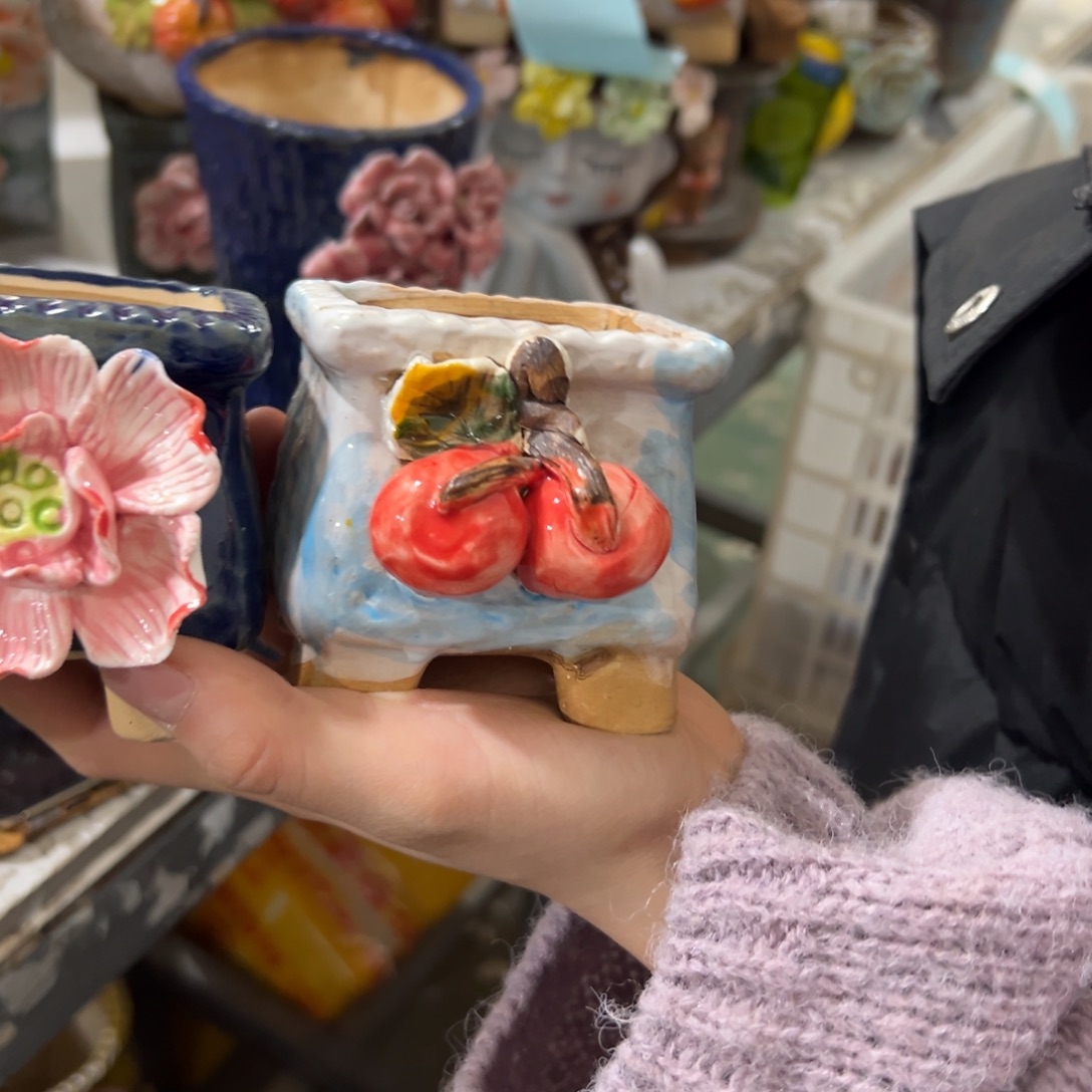 满18.8发爱退拉黑多肉花盆