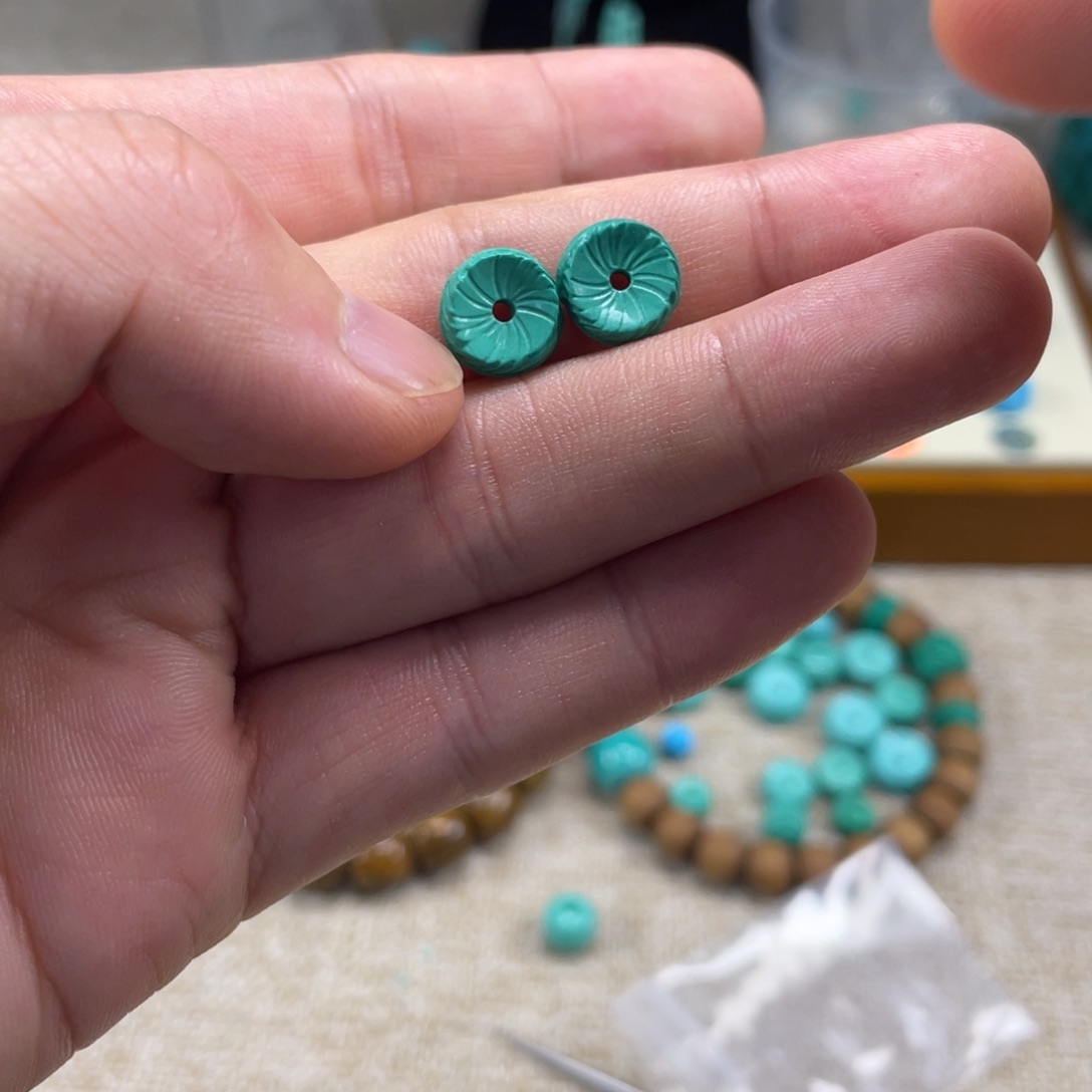 原生态湖北矿小配饰，直径10