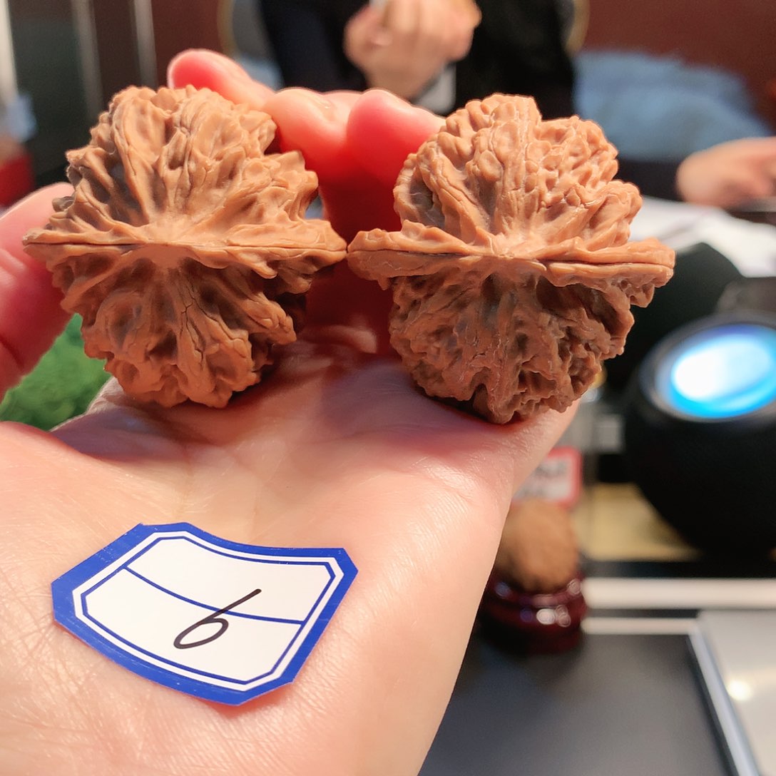 【闪购商品】吊坠文玩核桃红皮苹果园 43尺