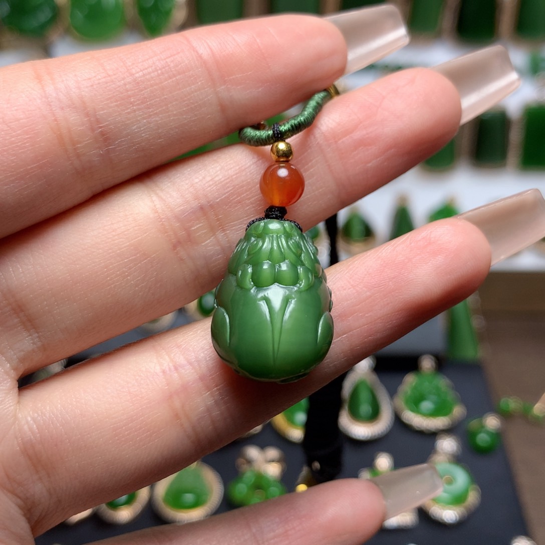 和田玉（碧玉）貔貅未镶嵌