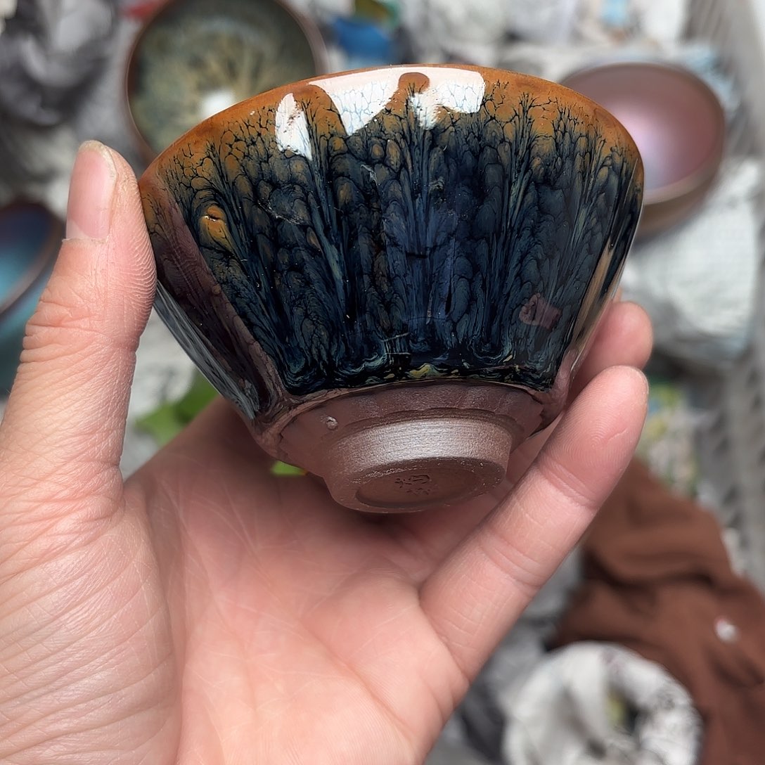 茶盏微瑕建盏主人杯一只