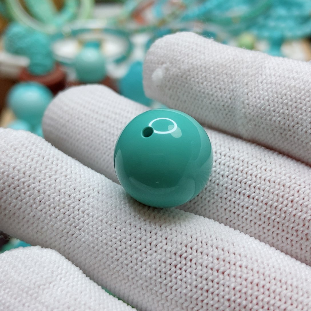 绿松石珠子未镶嵌