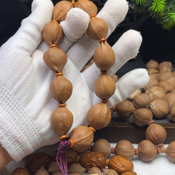 A***Z橄榄核手串/手链1.9*2.4三花铁核