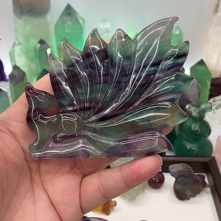 未镶嵌萤石天然萤石有瑕天然萤石有瑕