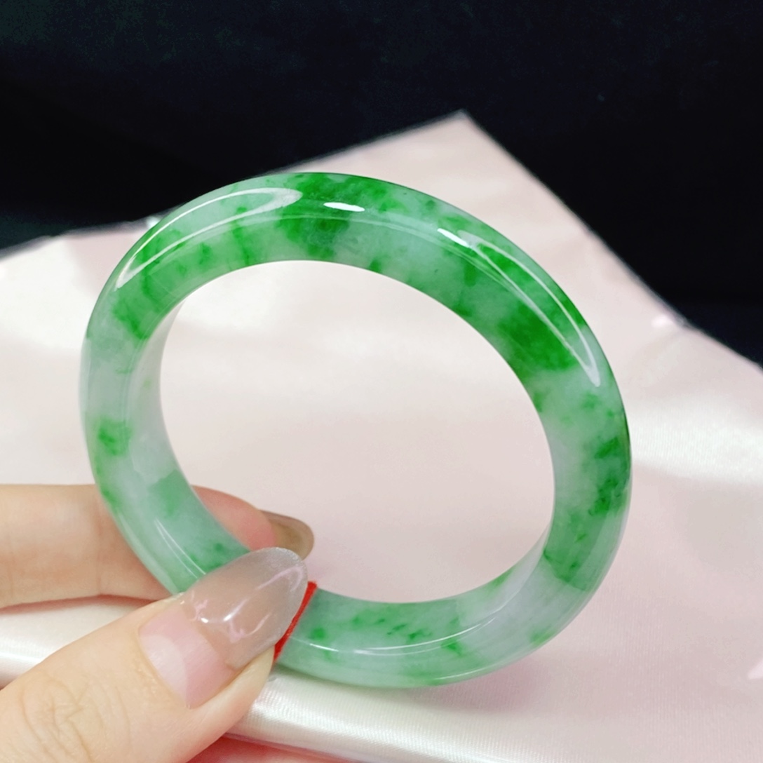 未镶嵌手镯翡翠51.5正圈