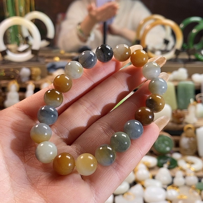 【闪购商品】和田玉手串10mm未镶嵌